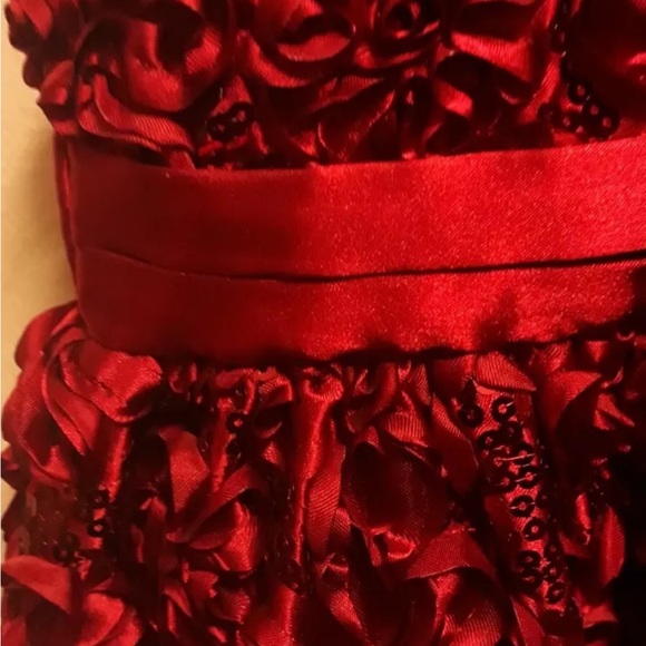 Very pretty Burgundy Party Wear Frock Dress 3yrs Old - Picture 3 of 5